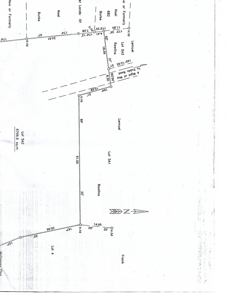 Land for Sale Lot 5A2, Rowans, St. CTIM Inc. Real Estate